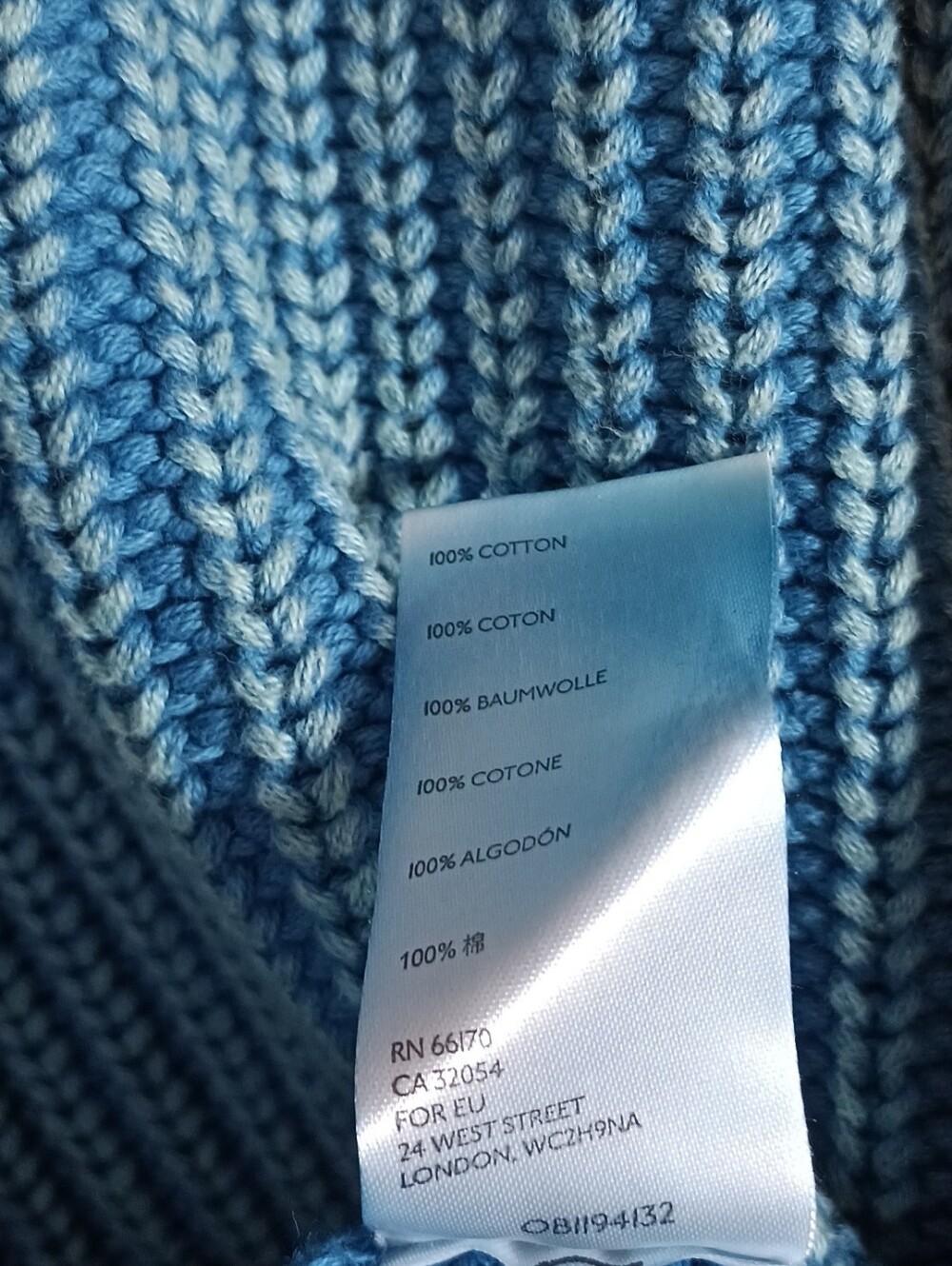Anthropologie Maeve Mackenzie Sweater Blue Plus Size 2X - Picture 6 of 7